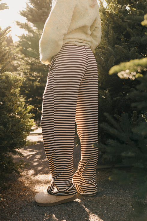 Season Stripes Pant // Cocoa