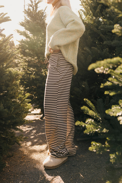 Season Stripes Pant // Cocoa