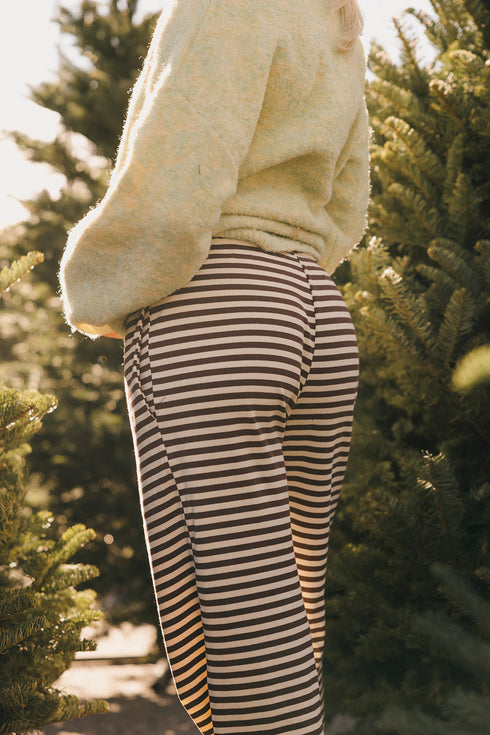Season Stripes Pant // Cocoa