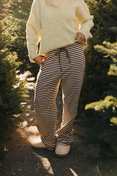 Season Stripes Pant // Cocoa