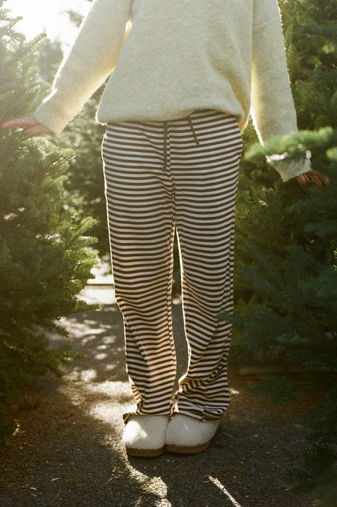 Season Stripes Pant // Cocoa