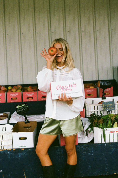 Goldie Satin Short // Matcha