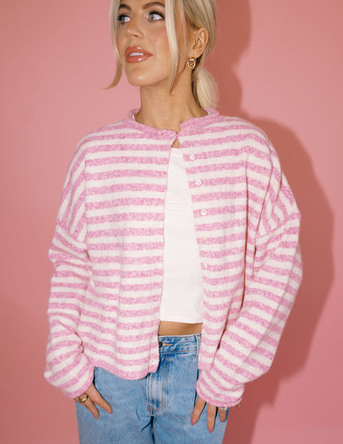 Coco Cutie Cardigan // Bubblegum