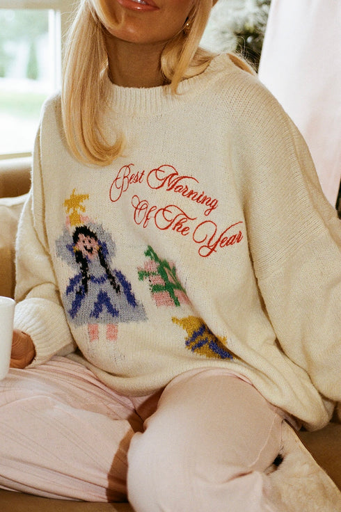 Morning Magic Sweater // Cream