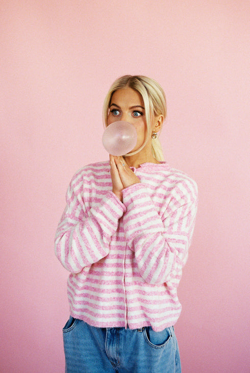 Coco Cutie Cardigan // Bubblegum