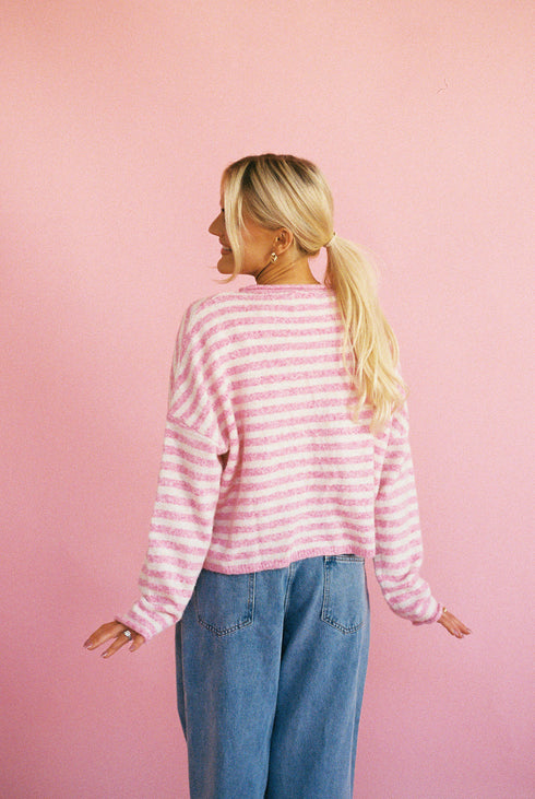 Coco Cutie Cardigan // Bubblegum