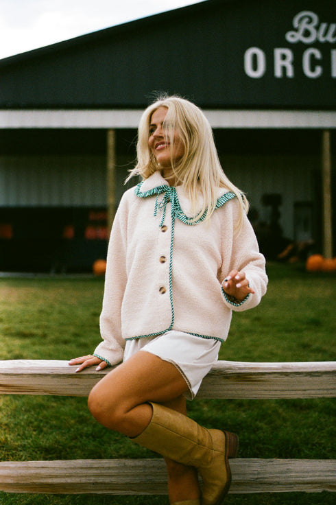 Goldie Satin Short // Cream