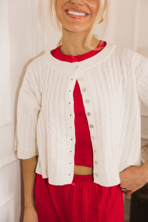 Pirouette Cardigan // Cream
