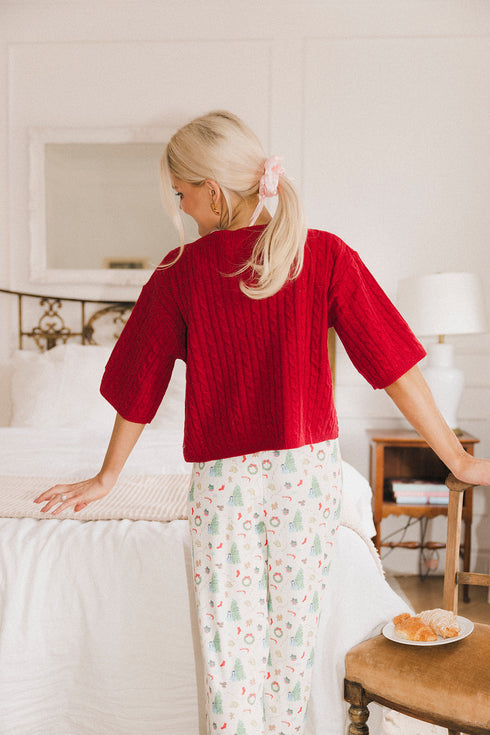 Pirouette Cardigan // Red