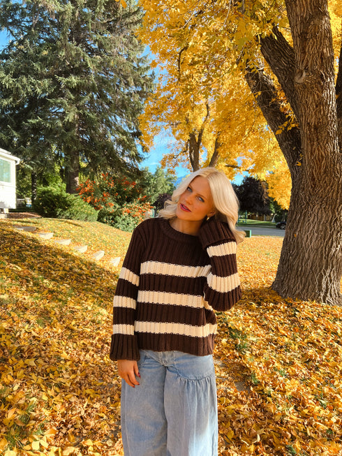 Everyday Slay Striped Sweater