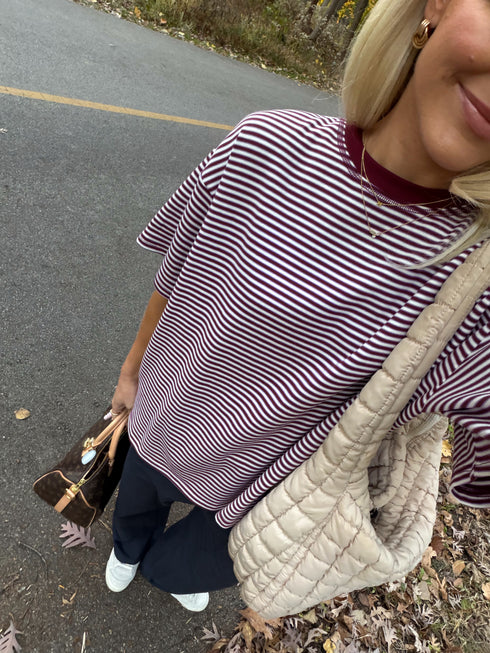 Take a Trip Tee // Plum