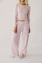 Dreamgirl Pointelle Pant // Baby Pink