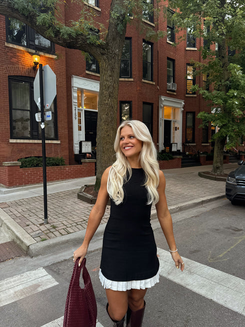 Tennis Club Dress// Black