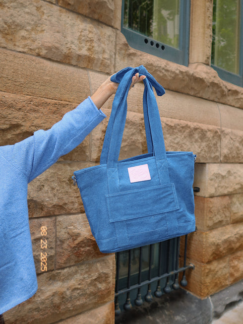 Class Crush Denim Tote Bag
