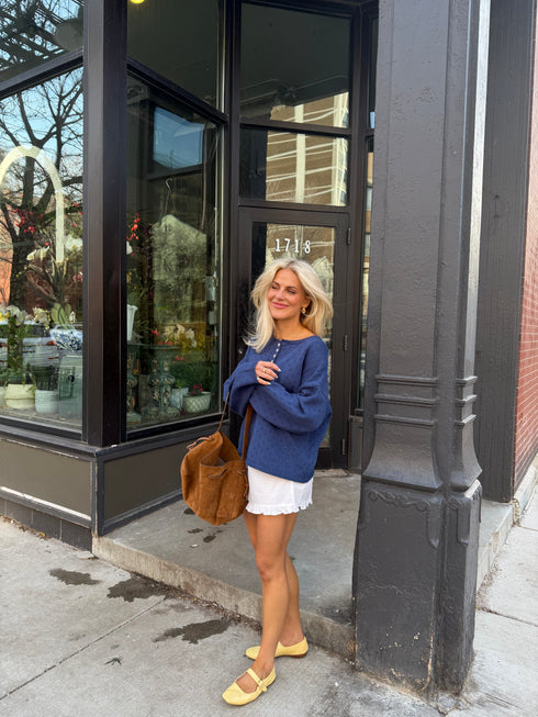 Everyday Pointelle Cutie // Denim