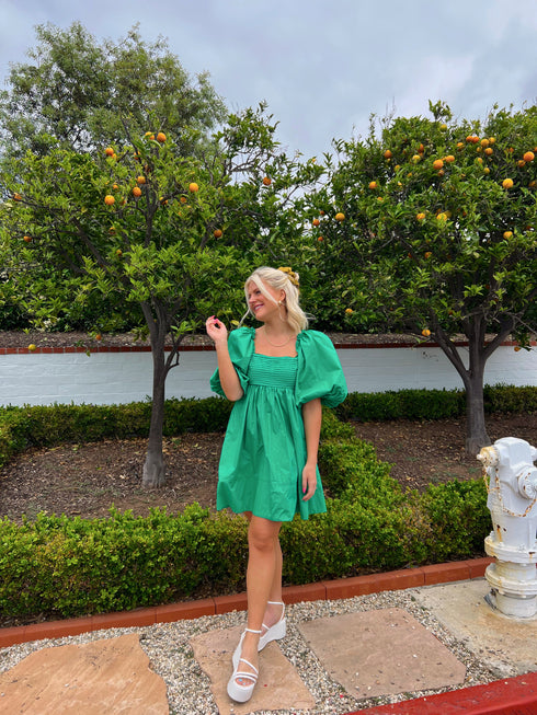 Flirt Back Bow Dress