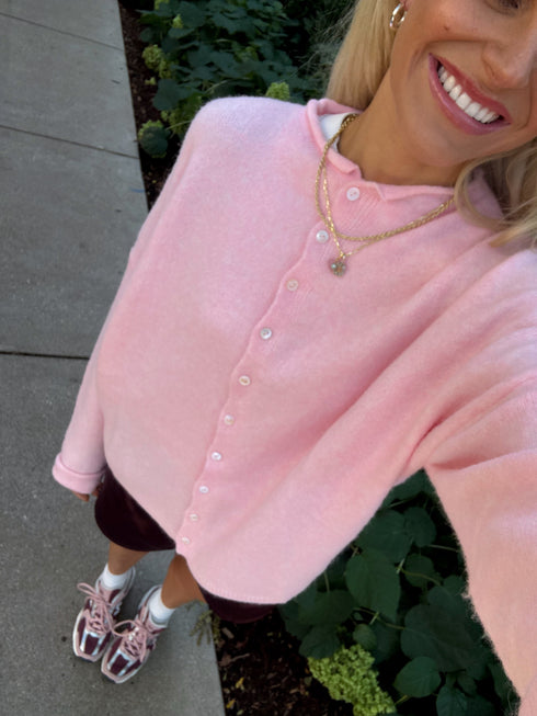 Coco Cutie Cardigan // Baby Pink *RESTOCKED*