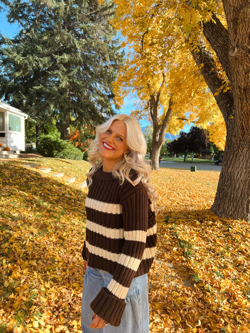 Everyday Slay Striped Sweater