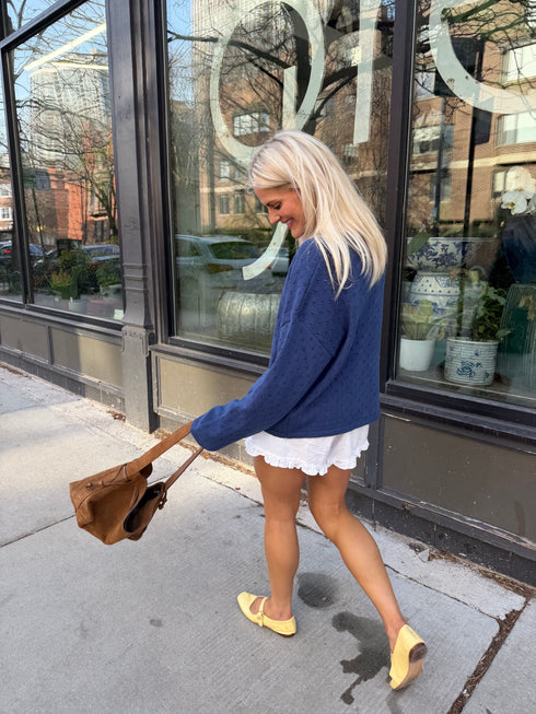 Everyday Pointelle Cutie // Denim