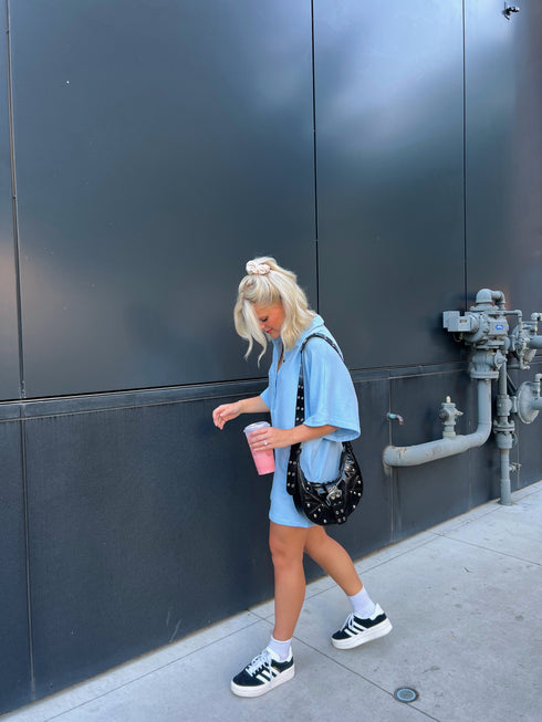 Summer BFF Romper// Sky Blue