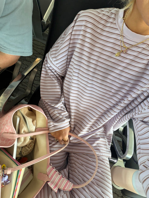 Road Trip Pullover // Sunset Stripe
