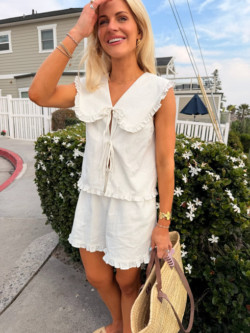 Slow Days Shorts // White