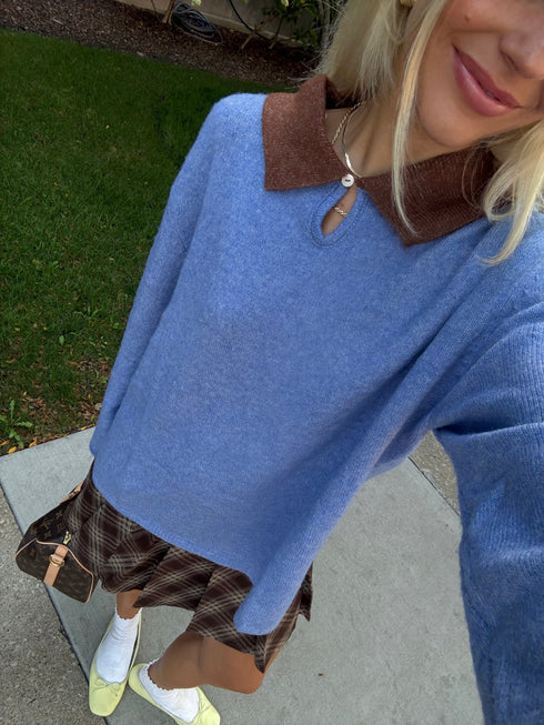 Classic Cutie Polo // Dusty Blue *RESTOCKED*