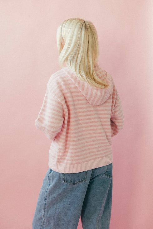 Club Cutie Zip-Up // Baby Pink *PREORDER*