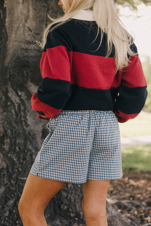 Schoolgirl Sweetheart Short // Navy