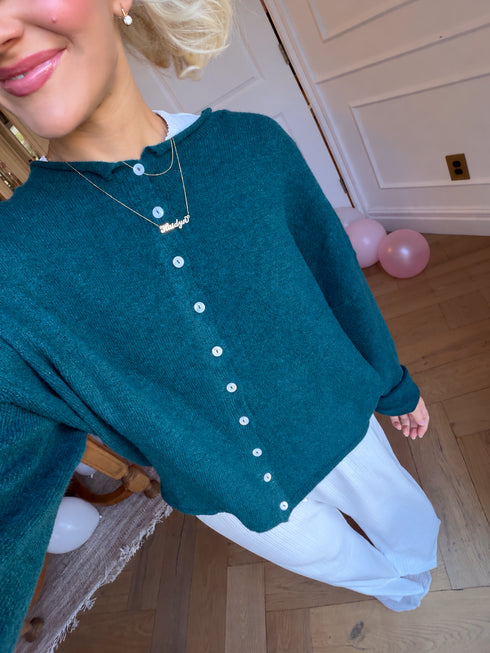 Coco Cutie Cardigan // Emerald *PREORDER 10/23*