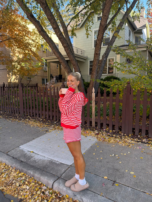 Girls Club Shorts // Red