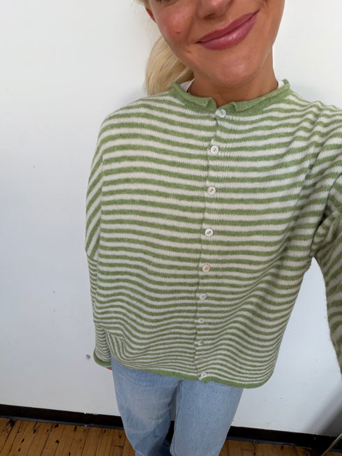 Coco Cutie Cardigan // Matcha