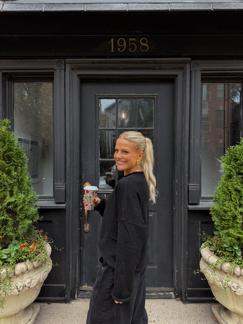 Coco Cutie Cardigan // Black