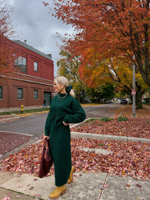 Evergreen Dream Knit Set