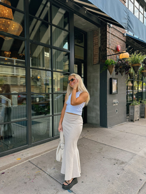 Sunset Chaser Striped Skirt