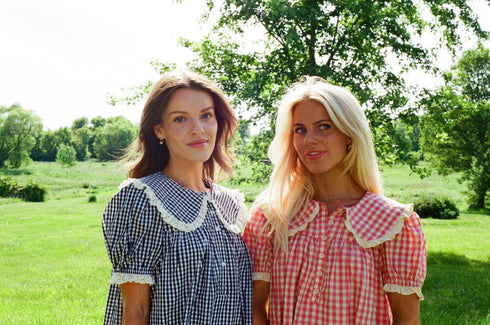 Cottage Dress // Navy Gingham