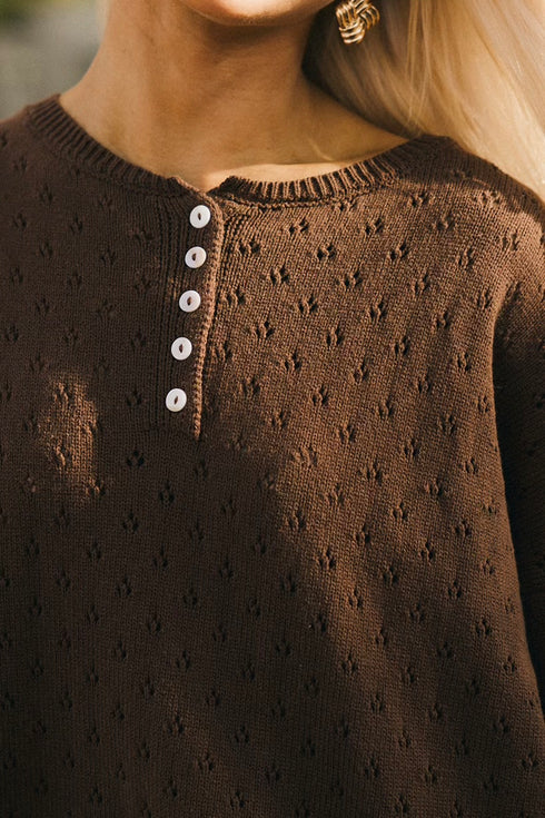 Everyday Pointelle Cutie // Chocolate