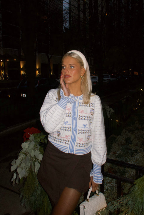 You Bow Girl Cardigan *RESTOCKED*