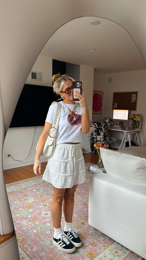 Cutesy Spring Ditsy Skirt