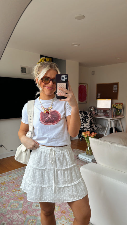 Cutesy Spring Ditsy Skirt