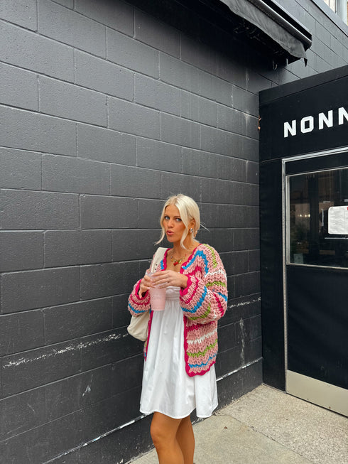 Colorful Cutie Striped Cardigan