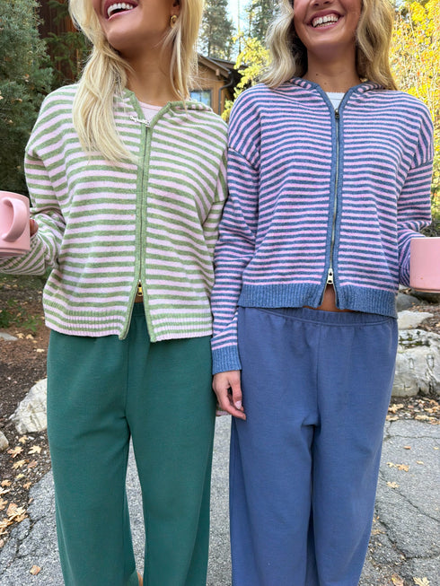 Club Cutie Zip-Up // Iris
