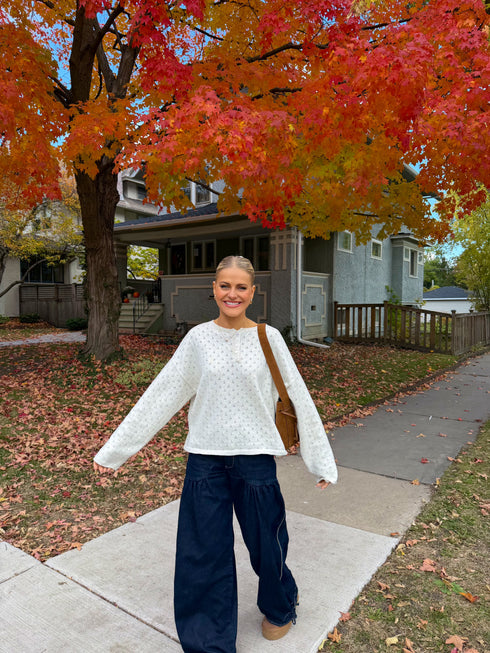 Everyday Pointelle Cutie // Dove