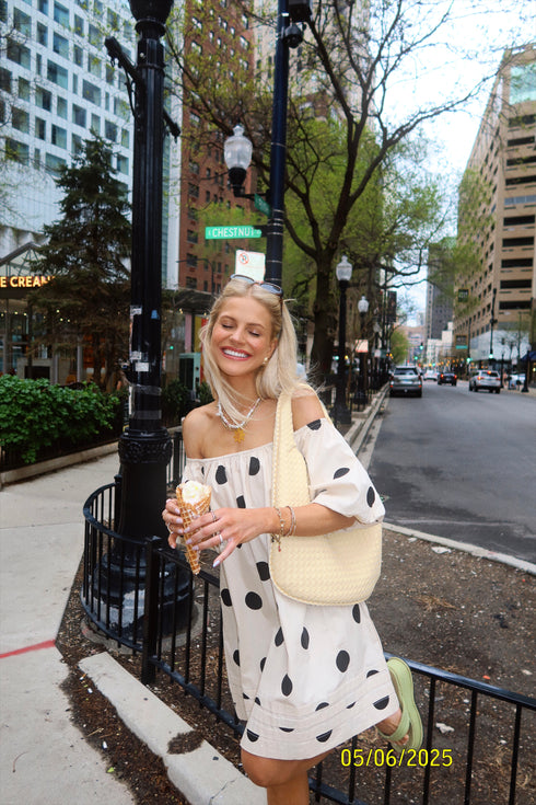 Flirt Back Dot Dress *RESTOCKED*