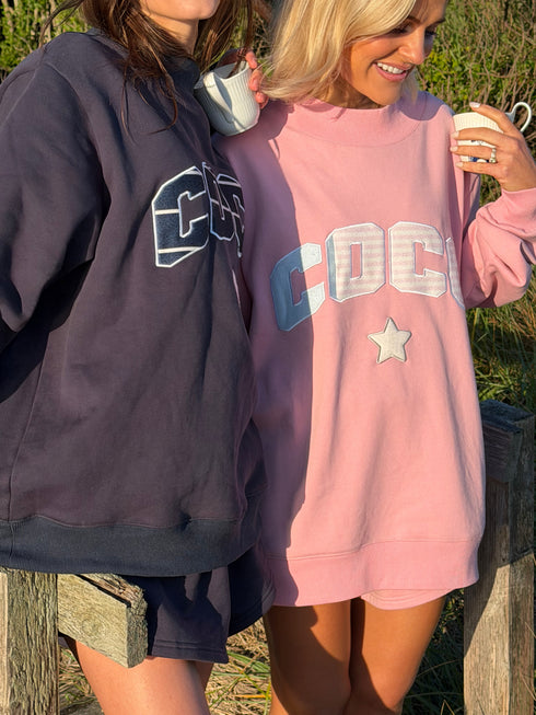 Coco Girl Mockneck // Heritage Pink
