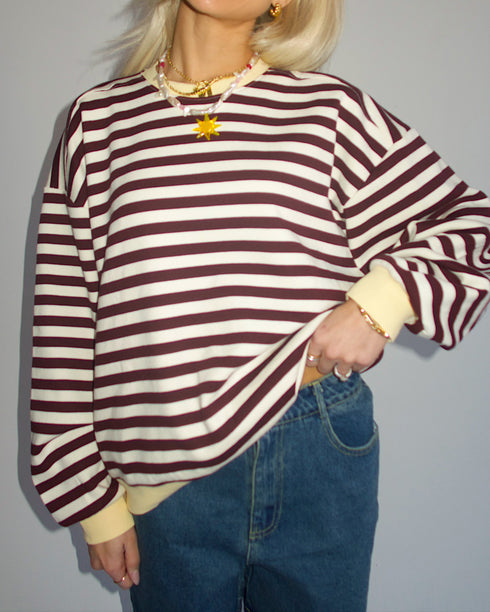 Cali Cutie Striped Pullover