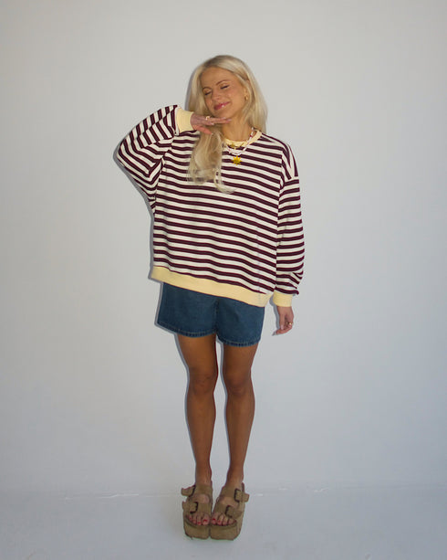 Cali Cutie Striped Pullover