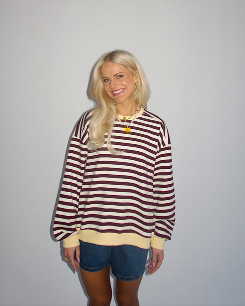Cali Cutie Striped Pullover