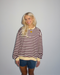 Cali Cutie Striped Pullover