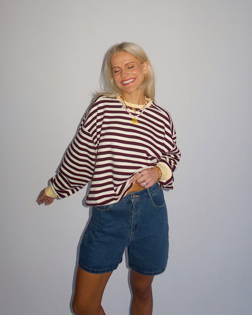 Cali Cutie Striped Pullover